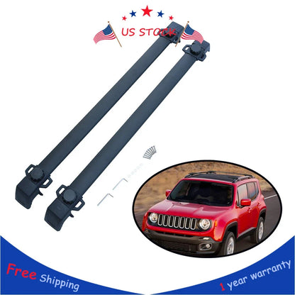 Aluminum Roof Rack Cross Bars for Jeep Renegade (2015–2020)