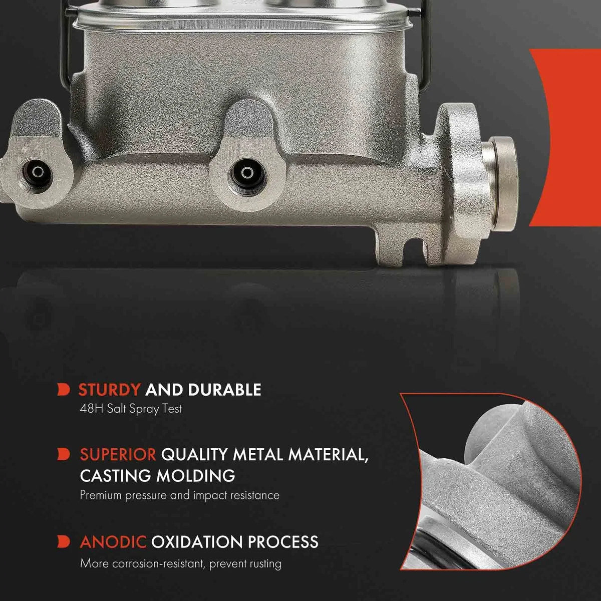Brake Master Cylinder with Reservoir for Chevy Malibu/Camaro (1967–1969)