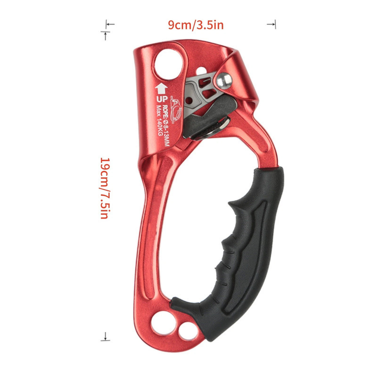 Right Hand Ascender for Rock Climbing Arborist Rappelling 308Ib