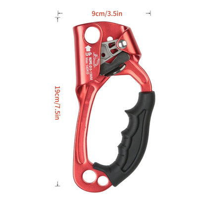 Right Hand Ascender for Rock Climbing Arborist Rappelling 308Ib