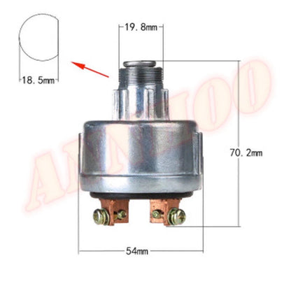 Ignition Switch with 2 Keys for Jinma Farm Pro (JK290A, QD100C3)