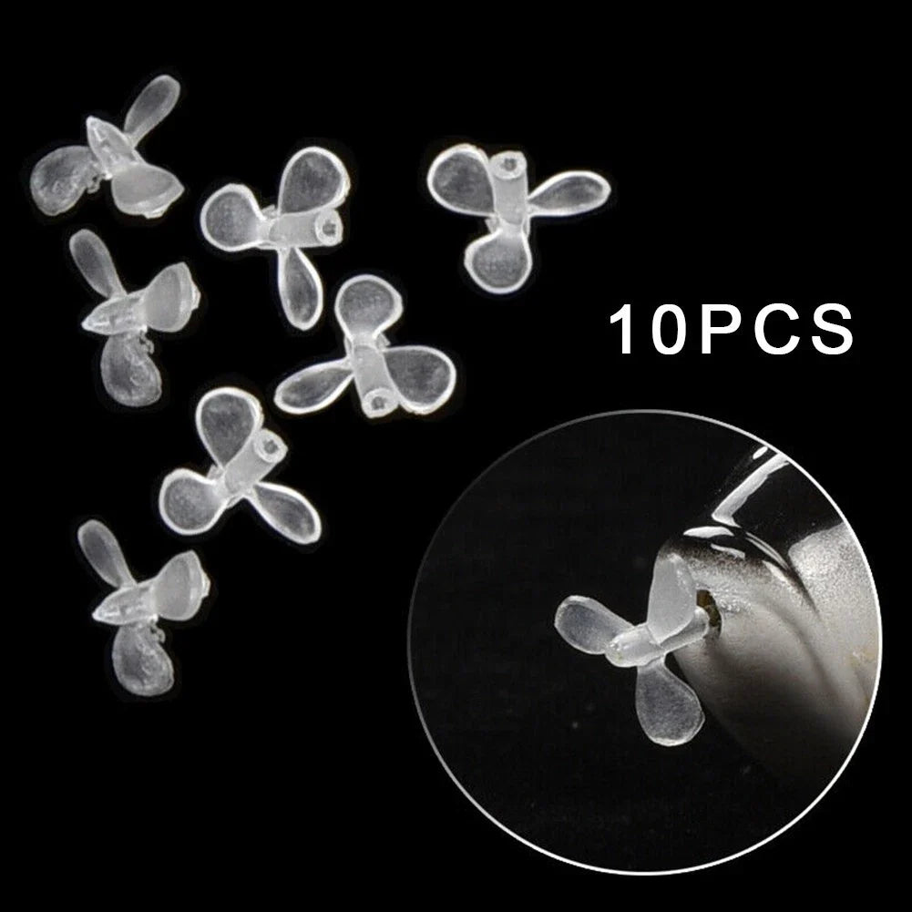 10X Soft Plastic Fishing Lure Propeller Wobblers Swimbait Accessory