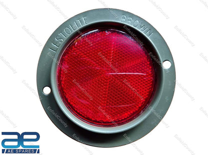 Pair Red Reflectors for Jeep Willys M38 M38A1 M151 M37 M715 (Late M-series)