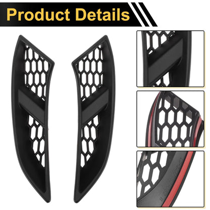 Fog Light Cover Trim for Toyota Land Cruiser (2024–2025) Matte Black