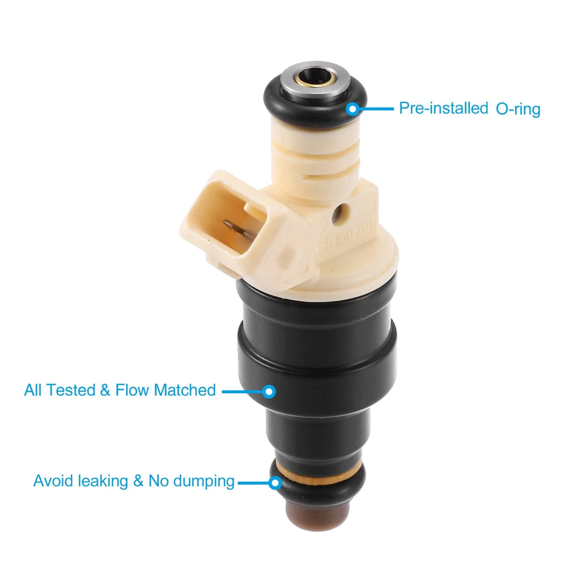 6pcs 0280150701 Fuel Injector for BMW E36 M3 3.0L, M5 E34 3.6L (1992–1995)