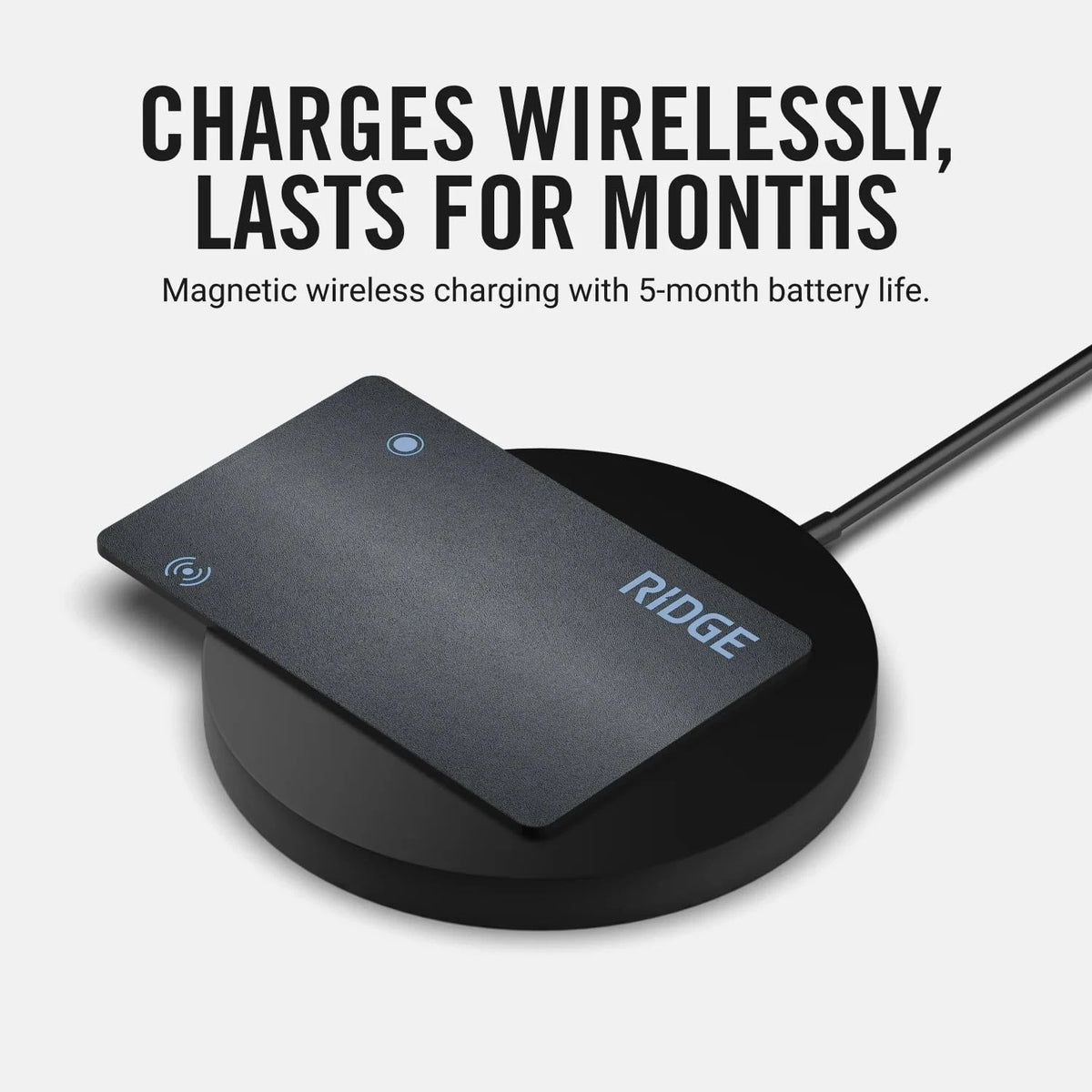 Ridge Wallet Tracker Card for Apple Find My (Compatible, Slim)