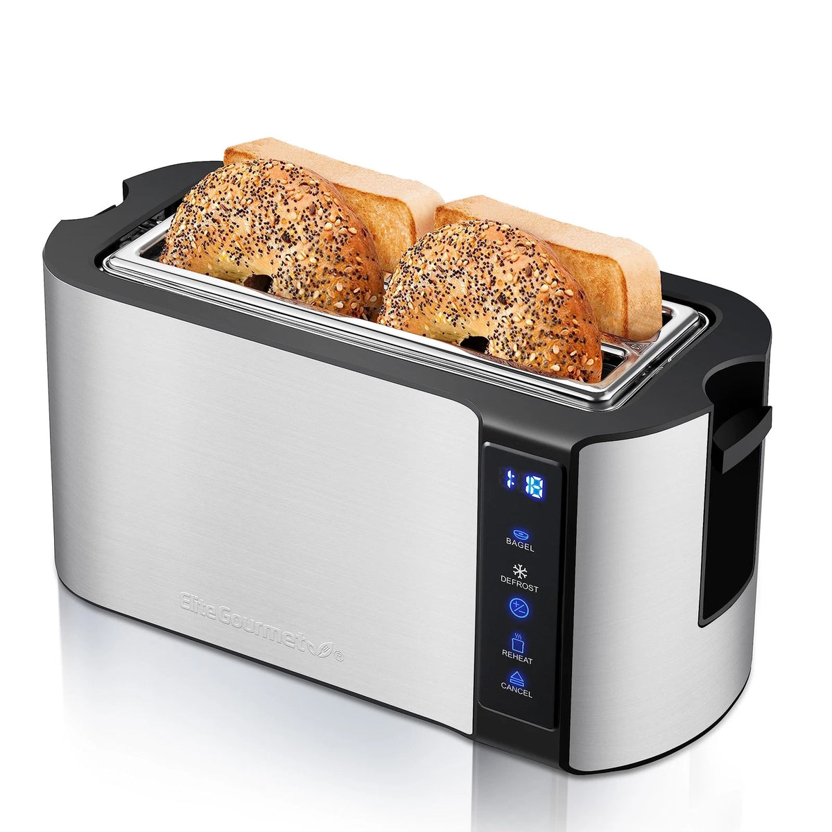 4 Slice Long Slot Toaster for Elite Gourmet ECT5322