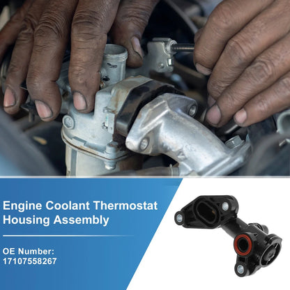 Engine Coolant Thermostat Housing Assembly No. 17217638681 for BMW 535i (2013–2016)