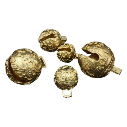 Miniature Brass Bell for DIY Keychain Bag Pendant Jewelry Making