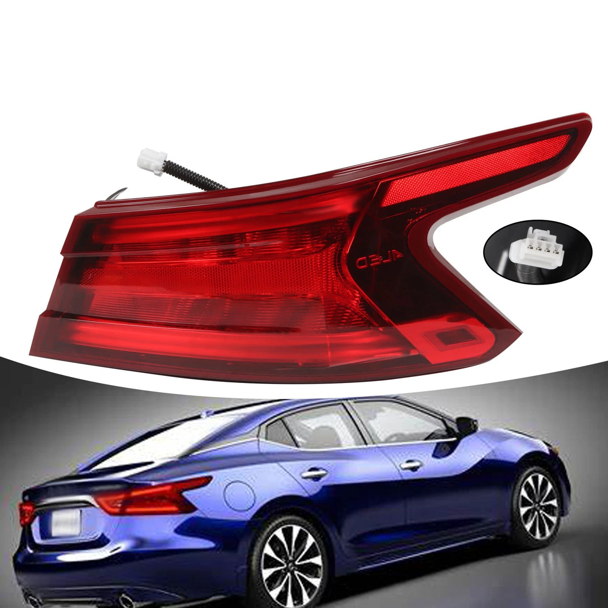 Passenger Side Tail Light Assembly for Nissan Maxima (2016–2018) 26550-4RA1A, NI2805104