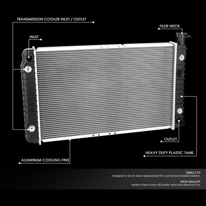 Cooling Radiator for Chevrolet Lumina APV Trans Sport (1996) DPI 1799