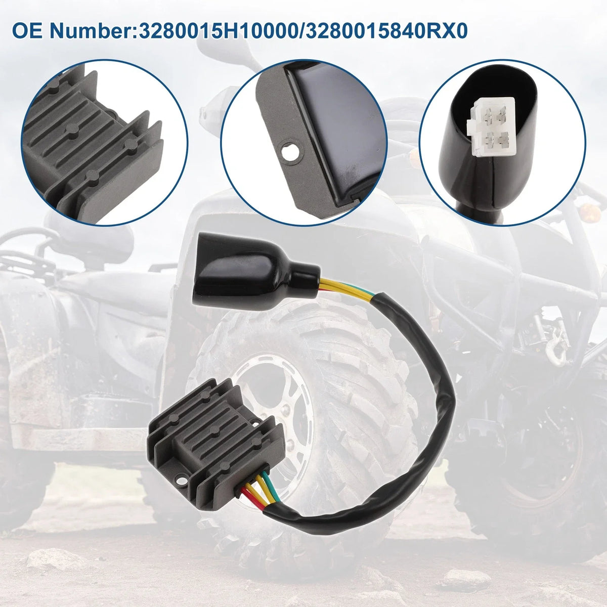 Voltage Regulator Rectifier 31600VM5000 for Honda TRX200 TRX200A (1984)