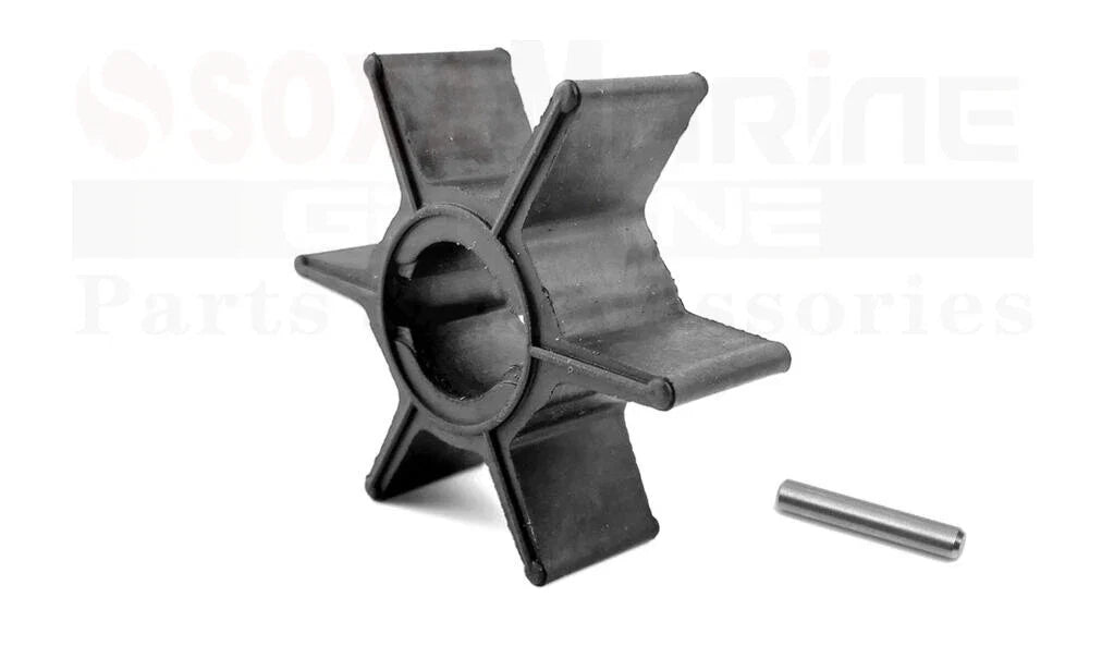 Water Pump Impeller & Key for Johnson Evinrude 2HP 2.3HP 3HP 3.3HP (N/A)