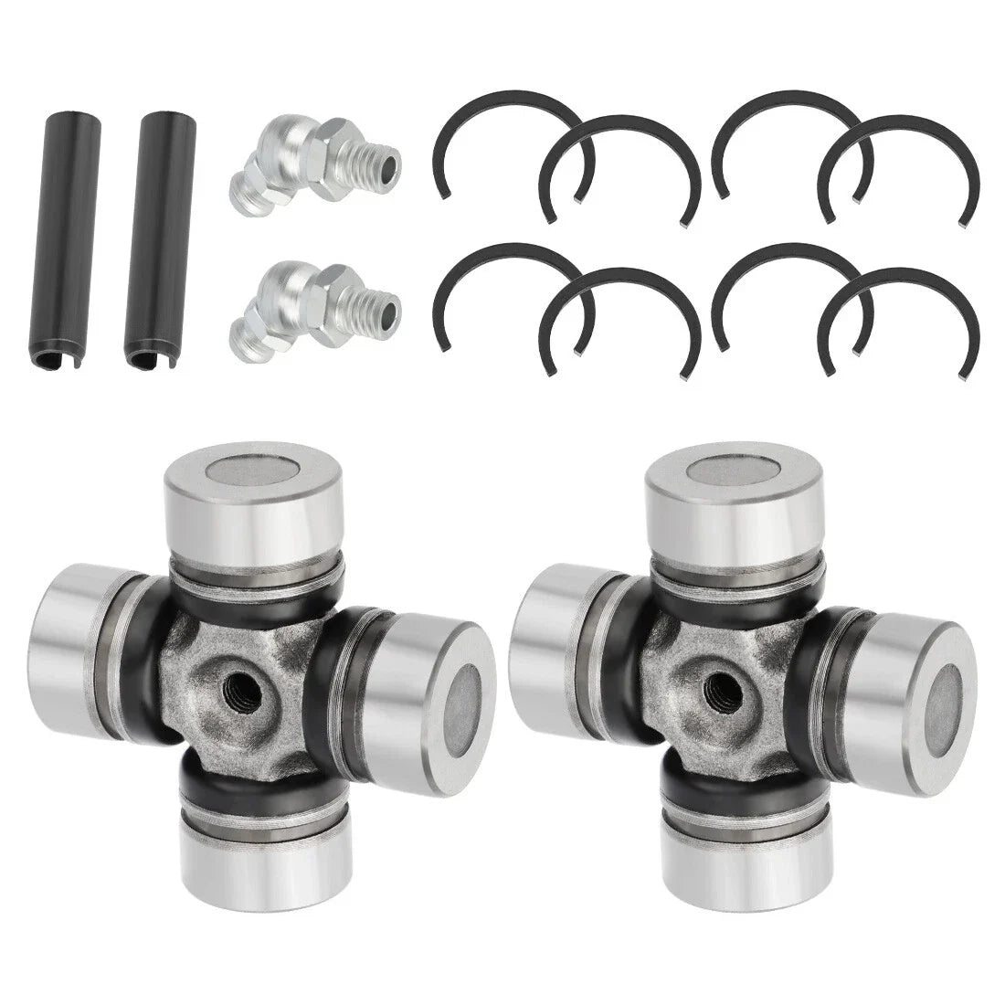 Set of 2 Front Prop Shaft U-Joints for Polaris Xplorer 500 400 250 Xpedition 425 325