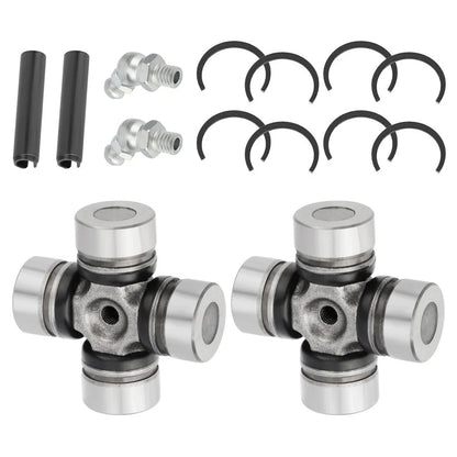 Set of 2 Front Prop Shaft U-Joints for Polaris Xplorer 500 400 250 Xpedition 425 325