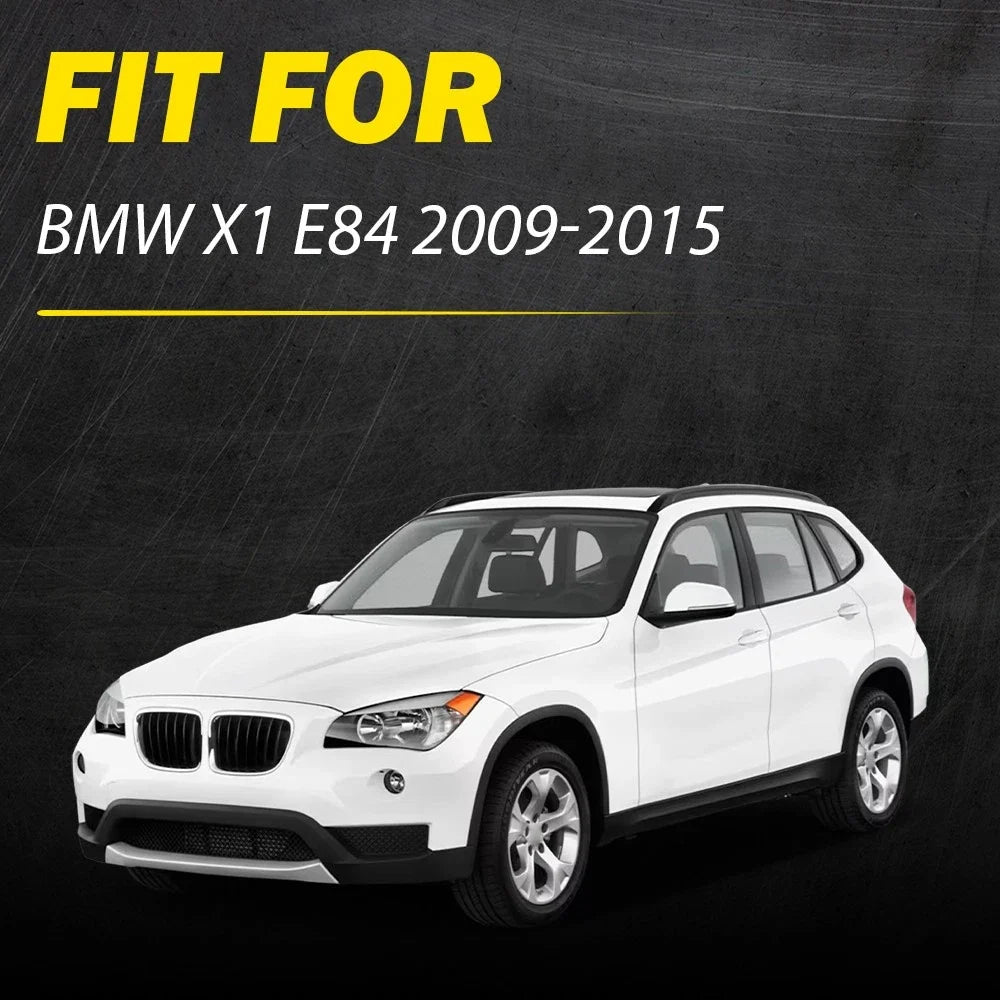 Black Interior Door Panel Grab Handle Covers for BMW X1 E84 (2010–2016)