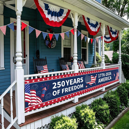 Set of 4 Large Garden Banners for USA 250th Anniversary (2026)