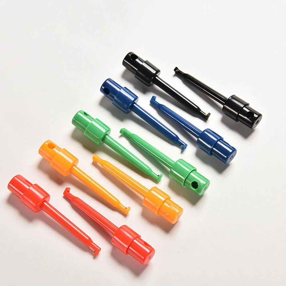 20PCS SMD IC Test Hook Clip Mini Grabber Insulated Copper for DIY Electrical