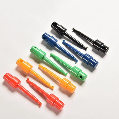 20PCS SMD IC Test Hook Clip Mini Grabber Insulated Copper for DIY Electrical