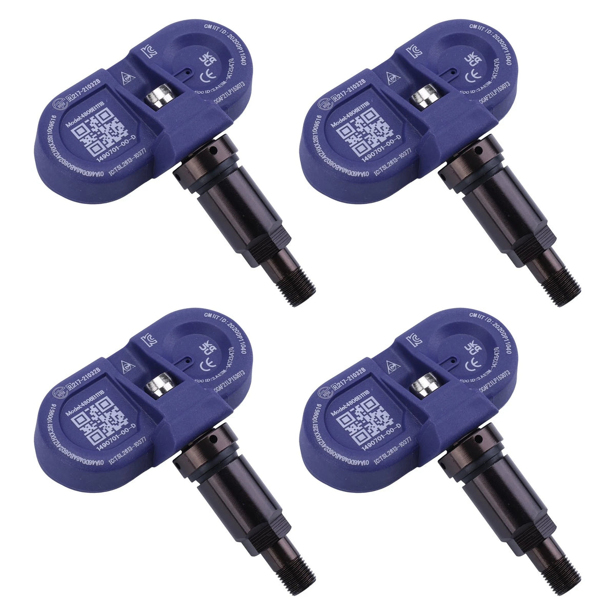 Set of 4 TPMS Sensors for Tesla Model 3/Y (2012) 1490701-00-D