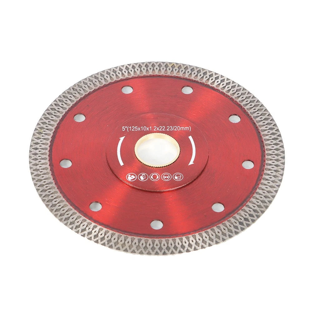 2X 5" Diamond Saw Blade for Porcelain Tile Stone (Dry/Wet Cutting)