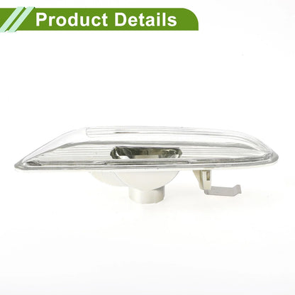 1 Pc Left Side Marker Light Cover for BMW 325i (2002–2006) 63137165915 White