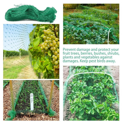 33FT Anti Bird Netting for Garden Protection (Pond, Trees, Crops, Fruits)