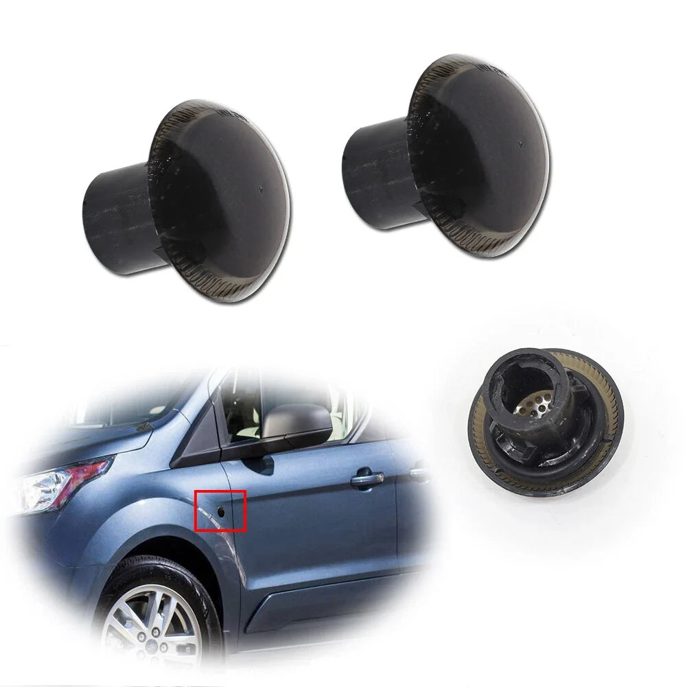 Set of 2 Smoke Side Fender Marker Signal Repeaters for Ford Transit Connect