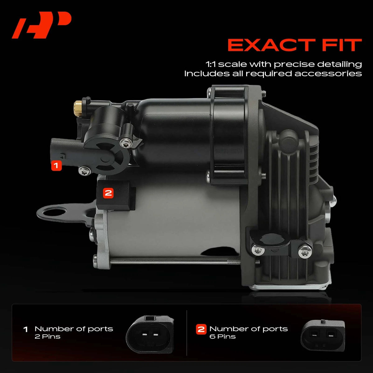A-Premium Air Suspension Compressor for Mercedes-Benz CL550 S63 AMG (2007–2013)