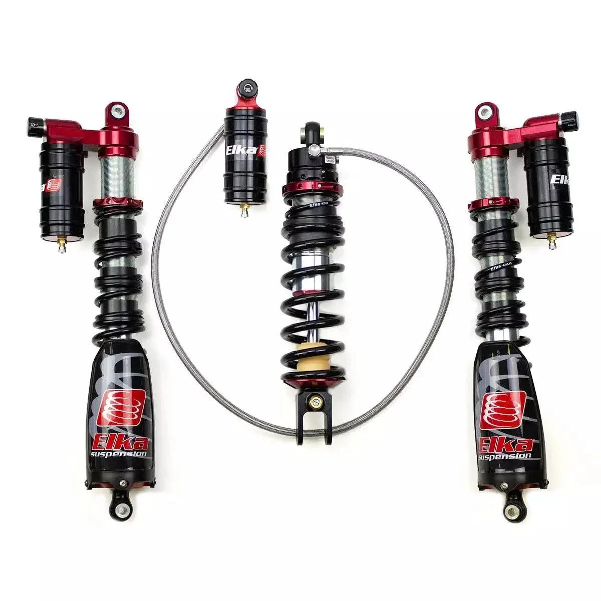 Lonestar DC-4 Long Travel A-Arms + Elka Legacy Plus Shocks for Raptor 660 (2006–2014)