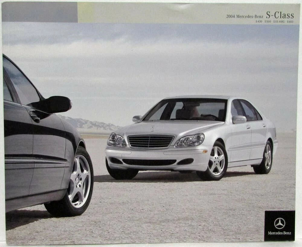 Sales Brochure for Mercedes-Benz S-Class (2004) S430 S500 S55 AMG S600