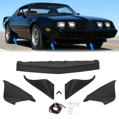 Set of 5 Wheel Flares for Pontiac Firebird (1979–1981)