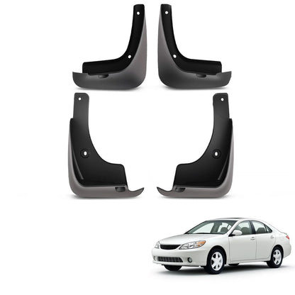 Set of 4 Black Mud Flaps for Toyota Camry (2002–2006)