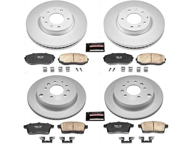 Front and Rear Brake Pad and Rotor Kit for Mazda CX-7 (2007–2012) BQ184HP