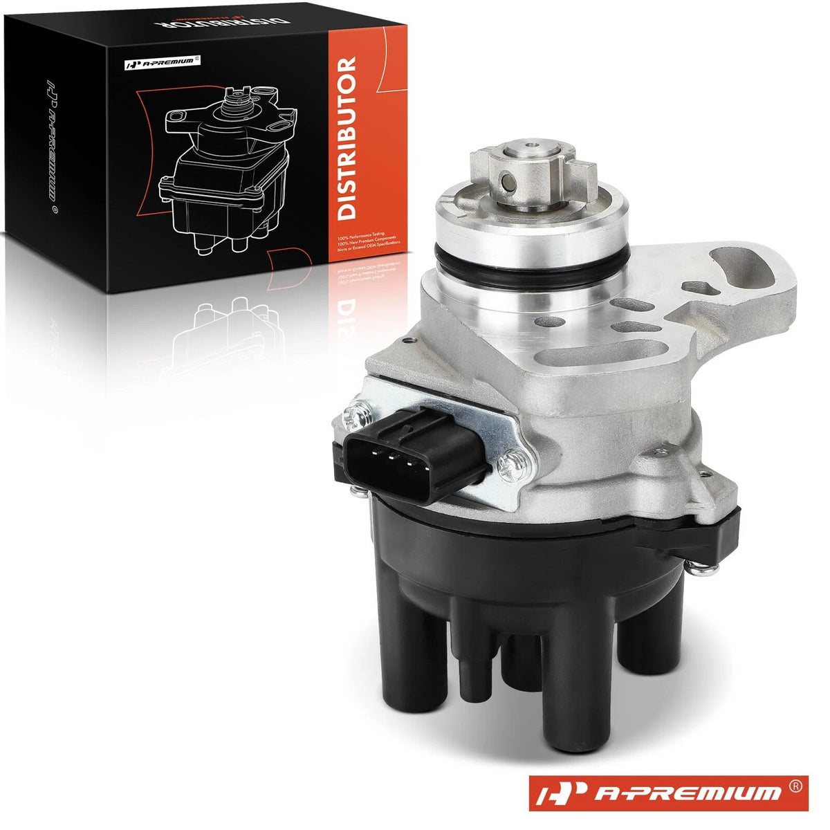 Ignition Distributor w/ Cap & Rotor for Mazda Protege (1990–1994) BP0218200A, T2T53071B, T2T53171, T2T53171B, MZ12, DST38403