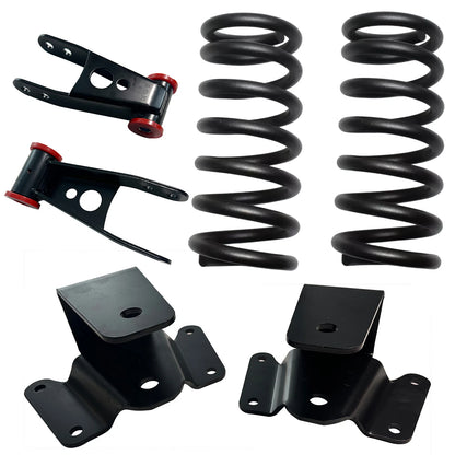 2" Front 4" Rear Lowering Drop Kit for Ford F150 1997–2003 (101393)