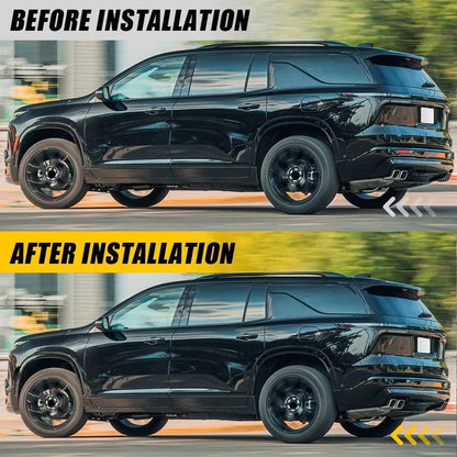 Precut Smoke Vinyl Overlay for Chevrolet Traverse (2024–2025) 4-20X