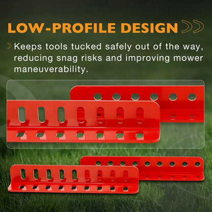 Mower Trimmer Rack Lockable for Most Walk-Behind & ZTR Mowers (Fits Most)