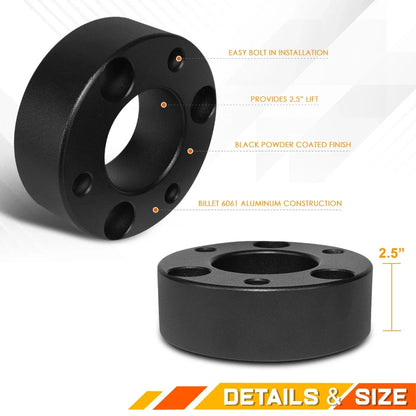 2X Leveling Front Upper Strut Mount Lift Spacers for Dodge Ram 1500 (2006–2016)