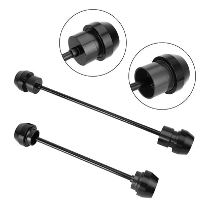 Axle Slider Wheel Protector Set for Yamaha YZF-R7 (2021–2023) CNC Black