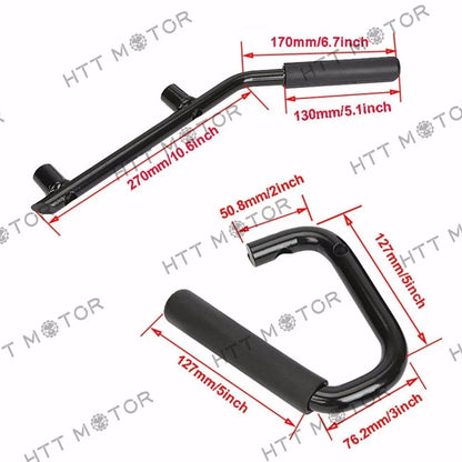 Set of 4 Steel Grab Handles for Jeep Wrangler JK (2007–2017)