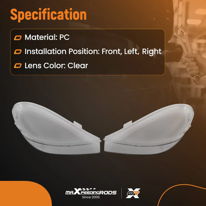 Clear Front Headlight Lens Cover for Mercedes-Benz SLK R171 (2005–2011)