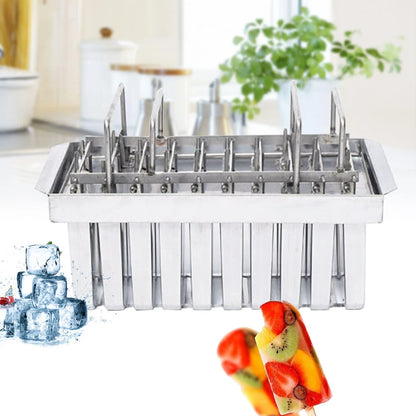 20x Stainless Steel Ice Pop Molds for Ice Cream Sticks