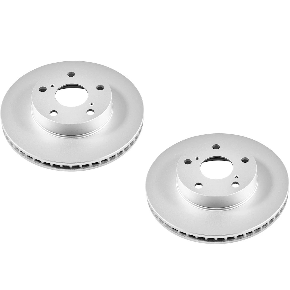 Set of 2 Powerstop Brake Discs Front for Toyota Tacoma (2005–2015) SET-P15JBR1120EVC-2
