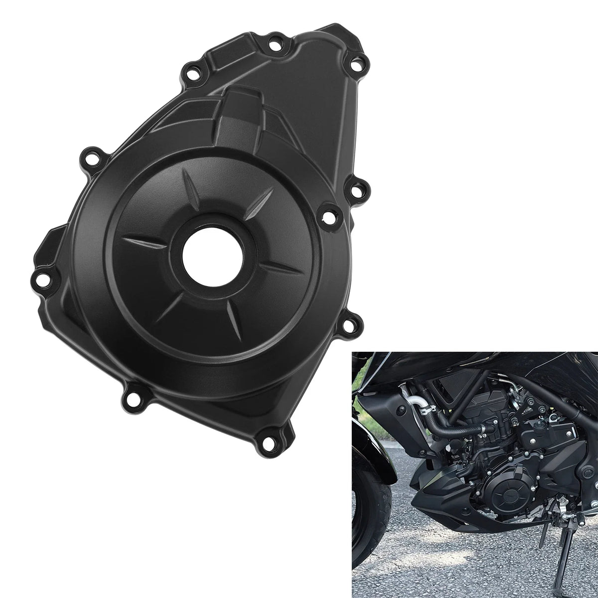 Left Stator Magneto Crankcase Cover for Yamaha MT03 (2016–2024), YZF R3 (2015–2024)