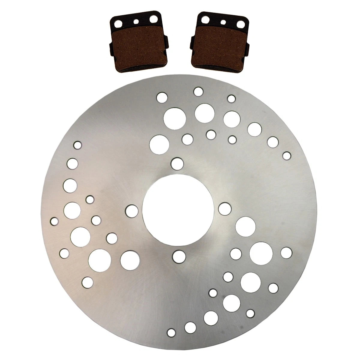Rear Disc Brake Rotor & Semi-Metallic Pads for Yamaha Raptor 250 (2008–2013) FS-2040 FS-409b