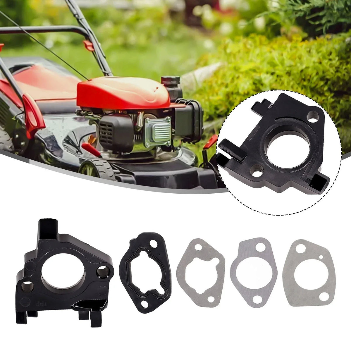 Carburetor Gasket Set with Spacer for GX390 GX340