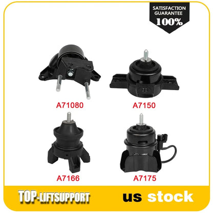 Set of 4 Engine Motor Mounts for Hyundai Santa Fe V6 2.7L (2007–2009)