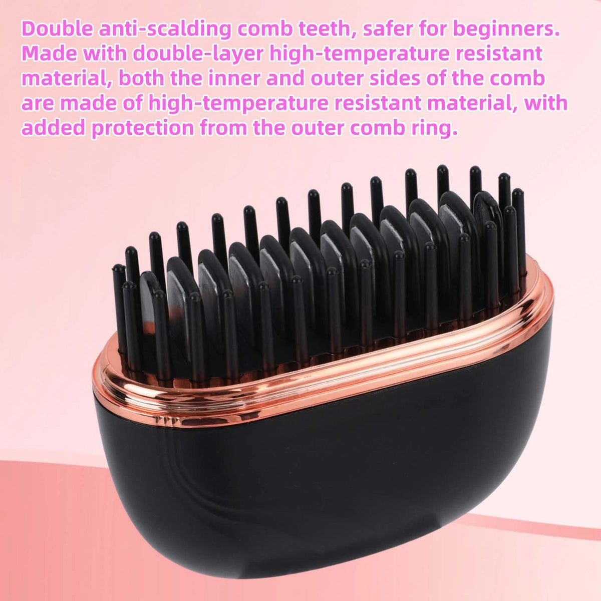Rechargeable Wireless Mini Hair Straightener (3.35x3.15 Inch)