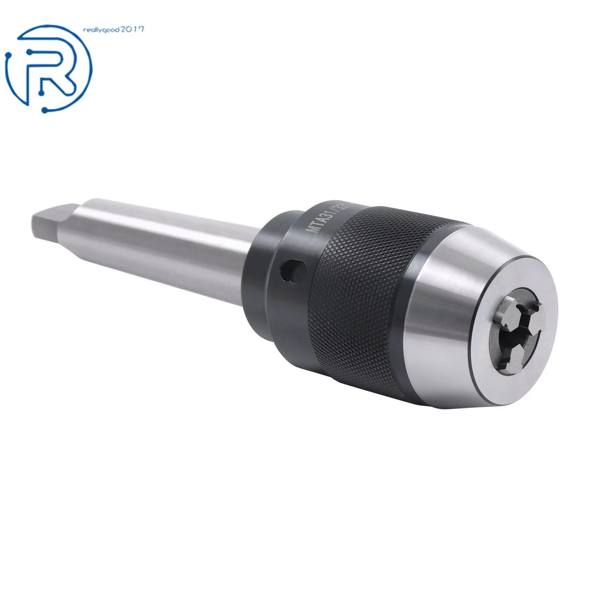 Keyless Steel Drill Chuck 1/32"-1/2" Taper 3 MT3 Integral Shank